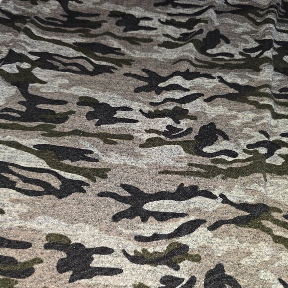 Fitz & Eddi Camouflage T-Shirt Dress Medium - Gray Black Camo Print Shift - Picture 3 of 3